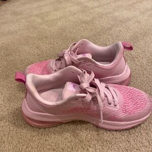 Pink tennis shoes